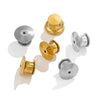 Stainless Steel Flat Head Cap High Card Cap With Golden Badge Vacuum Color Electroplated Accessories