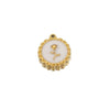 Stainless Steel Flower Badge Pendant Earrings Necklace With Dripping Oil Design Handmade
