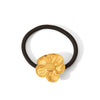 Stainless Steel Flower Peach Heart Rhombus Pattern Electroplated Hair Ring Head Rope