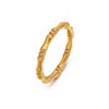 Stainless Steel Flower Ring For Women Ins Style Natural 18K Goldplated