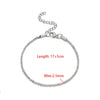 Stainless Steel Folding Cross Twist Flower Necklace And Bracelet Electroplated For Girls Fashion