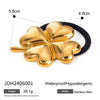 Stainless Steel Four Leaf Clover Hair Band Hair Accessories With Electroplating Treatment