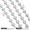 Stainless Steel Fourleaf Clover Electroplated Chain Jewelry Accessories For Women