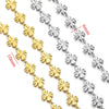 Stainless Steel Fourleaf Clover Electroplated Chain Jewelry Accessories For Women