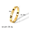Stainless Steel Fourleaf Clover Light Luxury Style Electroplated Women's Bracelet Jewelry