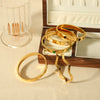 Stainless Steel Fourleaf Clover Light Luxury Style Electroplated Women's Bracelet Jewelry