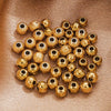 Stainless Steel Frosted And Round Chicken Claw Beads Electroplated Handmade Bracelet Spacer Jewelry Accessories