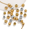 Stainless Steel Frosted And Round Chicken Claw Beads Electroplated Handmade Bracelet Spacer Jewelry Accessories