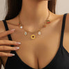 Stainless Steel Fruit And Heart Shape Necklace Pendant With O Chain