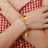 Stainless Steel Fruit Geometric Electroplated Bracelet Jewelry