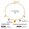 Stainless Steel Fruit Geometric Women's Ear Jewelry With Electroplating