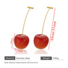 Stainless Steel Fruit Shape Electroplated Women's Earrings
