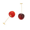 Stainless Steel Fruit Shape Electroplated Women's Earrings