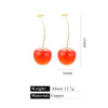 Stainless Steel Fruit Shape Electroplated Women's Earrings