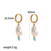 Stainless Steel Fruit Shaped Electroplated Earrings For Women