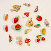 Stainless Steel Fruit Style Oil Dripping Jewelry Accessories Necklace Pendant