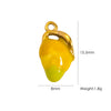 Stainless Steel Fruit Style Oil Dripping Jewelry Accessories Necklace Pendant