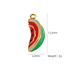 Stainless Steel Fruit Style Oil Dripping Jewelry Accessories Necklace Pendant