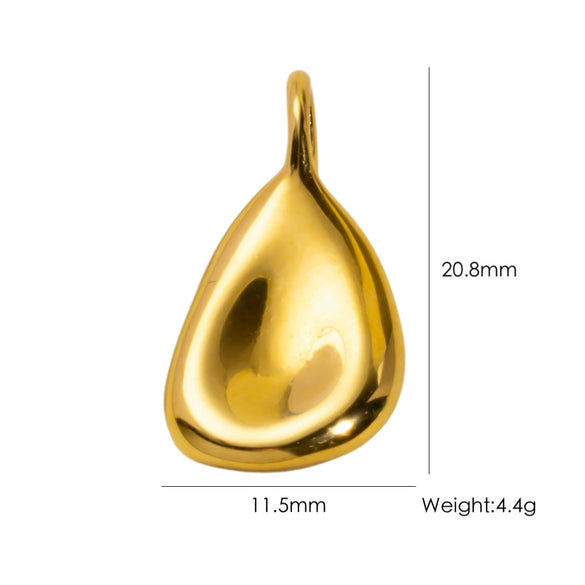 Stainless Steel Fruit Style Oil Dripping Jewelry Accessories Necklace Pendant