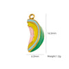 Stainless Steel Fruit Style Oil Dripping Jewelry Accessories Necklace Pendant