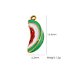 Stainless Steel Fruit Style Oil Dripping Jewelry Accessories Necklace Pendant