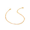Stainless Steel Geometric Anklet Unisex Summer Dopamine Style Oil Drops Design