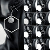 Stainless Steel Geometric Asymmetrical Diy Large Earrings Accessories With Electroplating