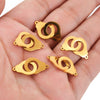 Stainless Steel Geometric Baking Paint Round Sliding Ring Buckle Diy Jewelry Accessories Pendant Bracelet Necklace