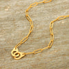 Stainless Steel Geometric Blade Chain Hiphop Necklace For Women With Electroplating