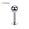 Stainless Steel Geometric Body Piercing Jewelry Electroplating Unisex Nose Ring Eyebrow Nail Lip Tongue Navel Ring