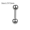 Stainless Steel Geometric Body Piercing Jewelry Electroplating Unisex Nose Ring Eyebrow Nail Lip Tongue Navel Ring