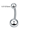Stainless Steel Geometric Body Piercing Jewelry Electroplating Unisex Nose Ring Eyebrow Nail Lip Tongue Navel Ring