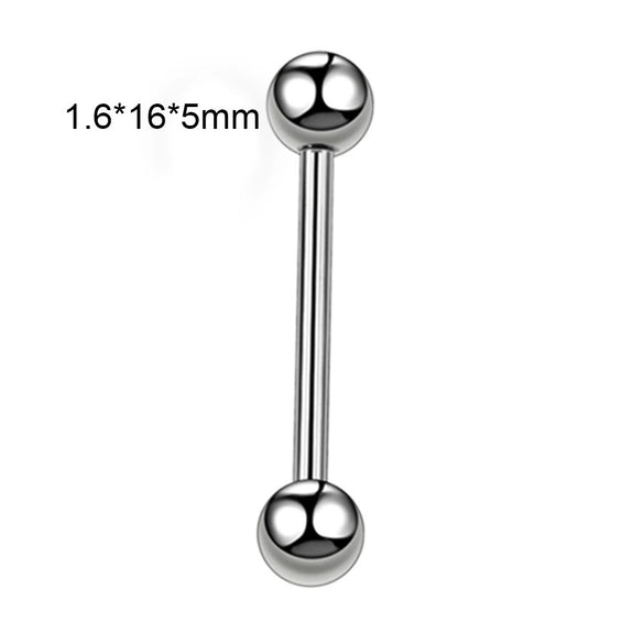 Stainless Steel Geometric Body Piercing Jewelry Electroplating Unisex Nose Ring Eyebrow Nail Lip Tongue Navel Ring