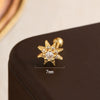 Stainless Steel Geometric Bow Star Soft Bone Piercing Auricular Square Earrings With Electroplating For Women