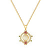 Stainless Steel Geometric Cartoon Style Ring And Necklace