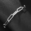 Stainless Steel Geometric Chain Bracelet With Electroplated Finish Retro Punk Style Unisex Fashion Jewelry