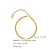 Stainless Steel Geometric Charm Unisex Bracelet 18K Vacuum Plated