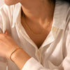 Stainless Steel Geometric Claw Chain Bracelet With Electroplating Treatment