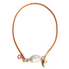 Stainless Steel Geometric Constellation Pearl Pendant Cotton Rope Necklace With Electroplating For Women