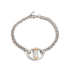 Stainless Steel Geometric Cuban Bracelet Electroplated Women's Light Luxury Highend Jewelry