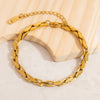 Stainless Steel Geometric Cuban Chain Electroplated Highend Jewelry Women's Bracelet