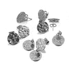 Stainless Steel Geometric Cylindrical Stud Earrings Jewelry Accessories With Electroplating
