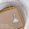 Stainless Steel Geometric Diamond Necklace For Women And Men Cartoon Minimalist Style