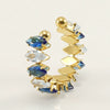 316L Stainless Steel Geometric Diamond Ring For Women Fashion Jewelry
