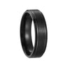 Stainless Steel Geometric Double Bevel Simple Unisex Ring With Electroplating Design