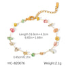 Stainless Steel Geometric Dripping Oil Style Women's Bracelet