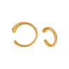 Stainless Steel Geometric Ear Clip Electroplated Women's Earrings