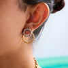 Stainless Steel Geometric Earrings Electroplating Jewelry
