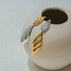 Stainless Steel Geometric Earrings With Electroplating
