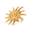 Stainless Steel Geometric Electroplated Adjustable Opening Ring For Women Fashion Retro
